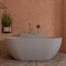 Alfi Brand 59 in L, 29.5 in W, Gray Matte, Concrete ABCO59TUB - alternate 2